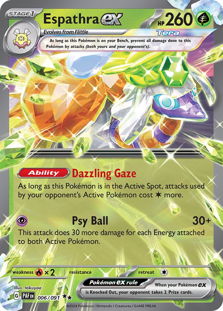 Espathra ex (006/091) [Scarlet & Violet: Paldean Fates] | Eastridge Sports Cards & Games