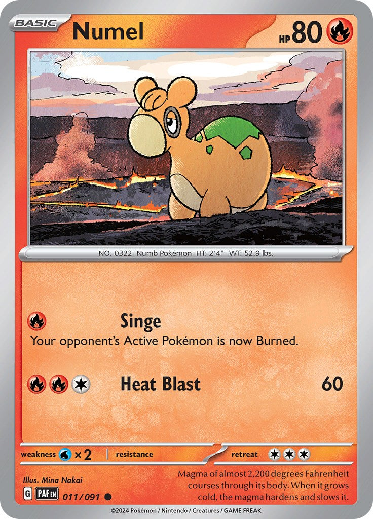 Numel (011/091) [Scarlet & Violet: Paldean Fates] | Eastridge Sports Cards & Games