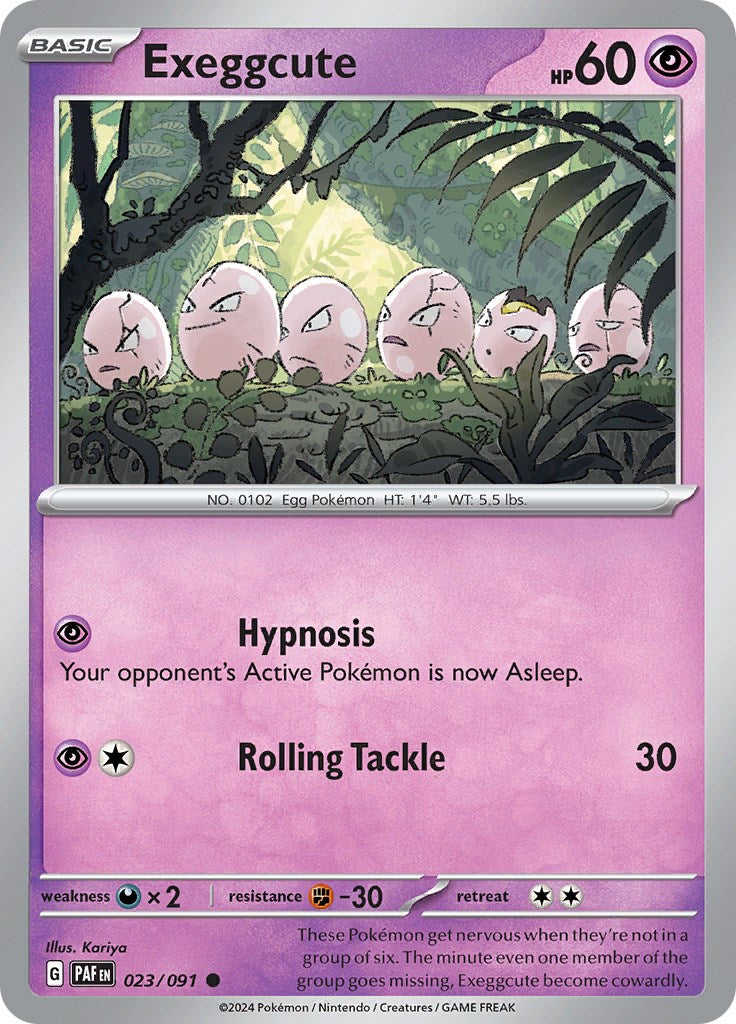 Exeggcute (023/091) [Scarlet & Violet: Paldean Fates] | Eastridge Sports Cards & Games