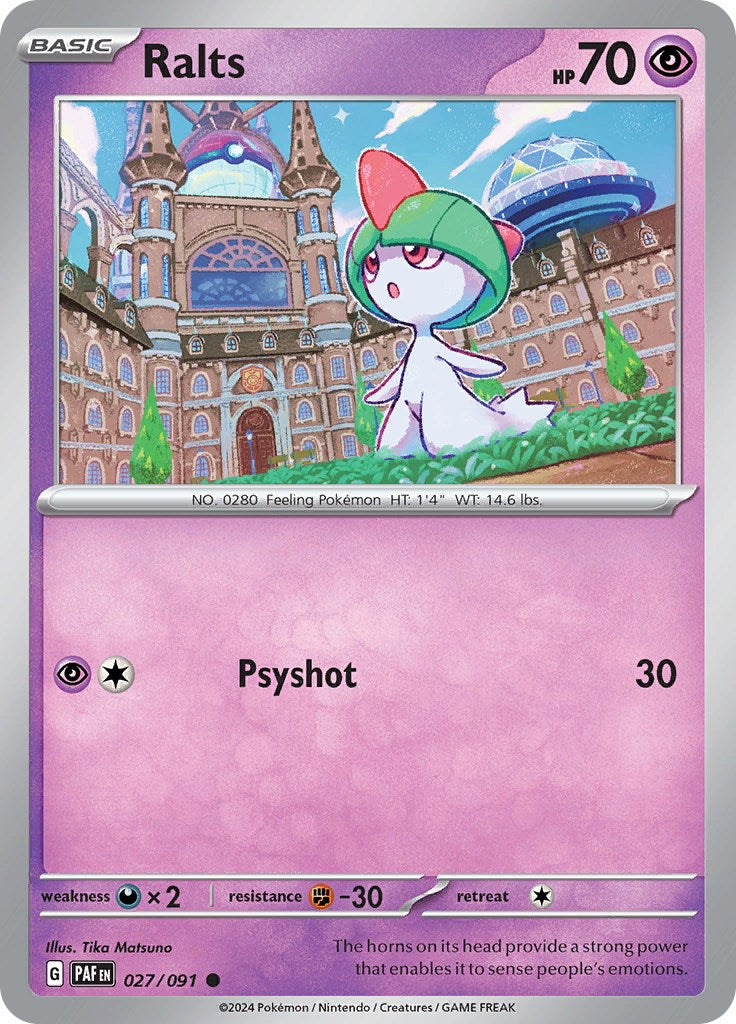 Ralts (027/091) [Scarlet & Violet: Paldean Fates] | Eastridge Sports Cards & Games