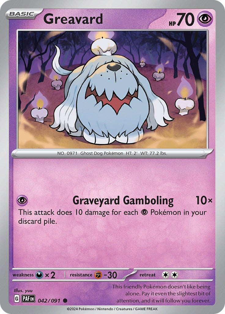 Greavard (042/091) [Scarlet & Violet: Paldean Fates] | Eastridge Sports Cards & Games