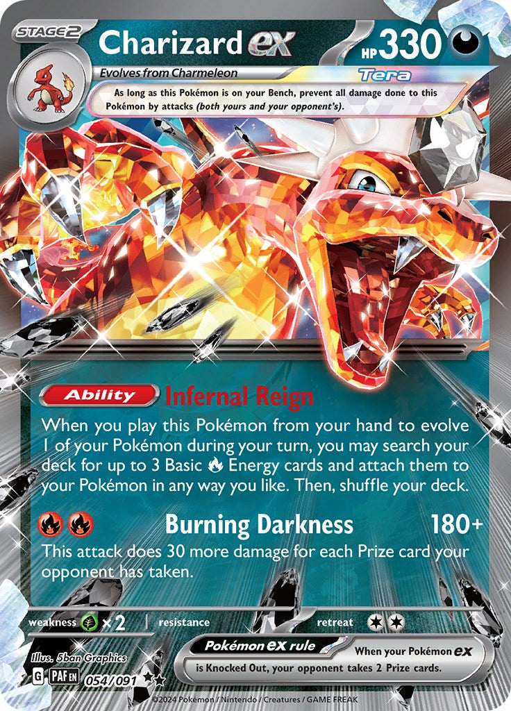 Charizard ex (054/091) [Scarlet & Violet: Paldean Fates] | Eastridge Sports Cards & Games