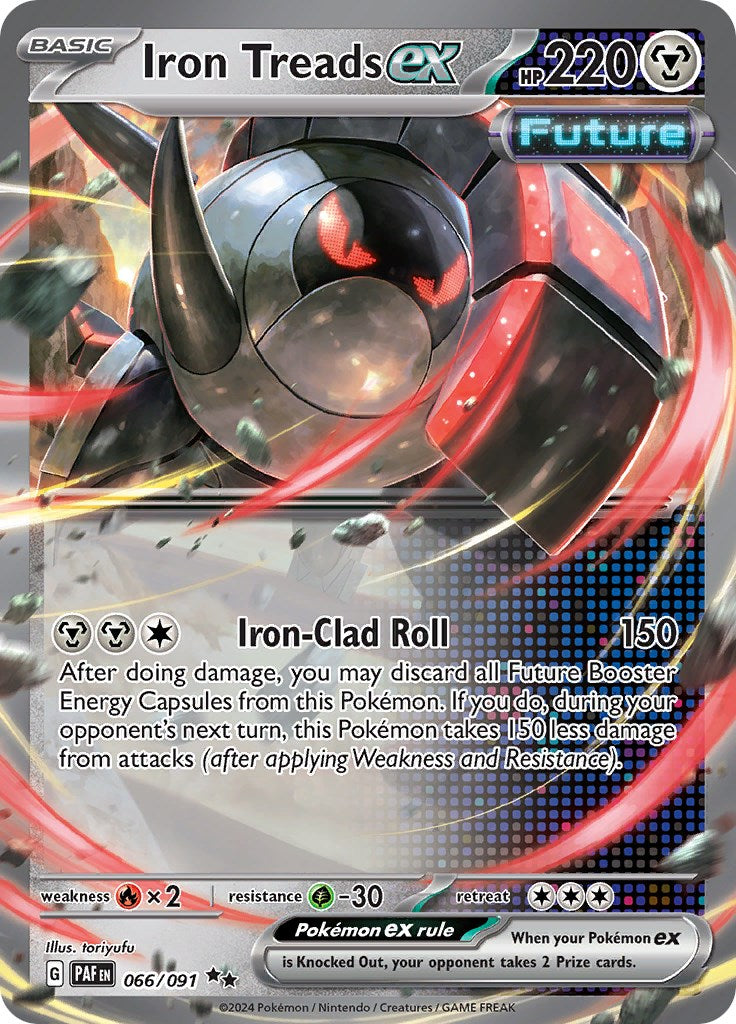 Iron Treads ex (066/091) [Scarlet & Violet: Paldean Fates] | Eastridge Sports Cards & Games