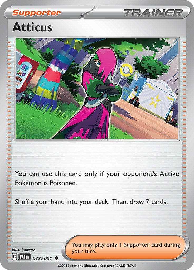 Atticus (077/091) [Scarlet & Violet: Paldean Fates] | Eastridge Sports Cards & Games