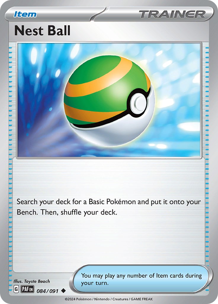 Nest Ball (084/091) [Scarlet & Violet: Paldean Fates] | Eastridge Sports Cards & Games