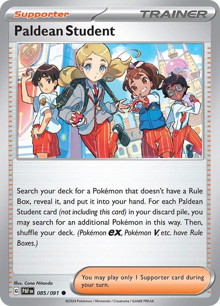 Paldean Student (085/091) [Scarlet & Violet: Paldean Fates] | Eastridge Sports Cards & Games