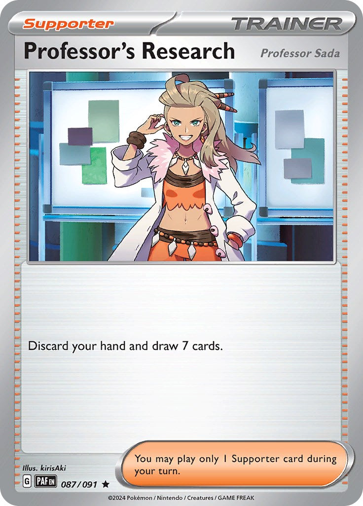 Professor's Research (087/091) [Scarlet & Violet: Paldean Fates] | Eastridge Sports Cards & Games