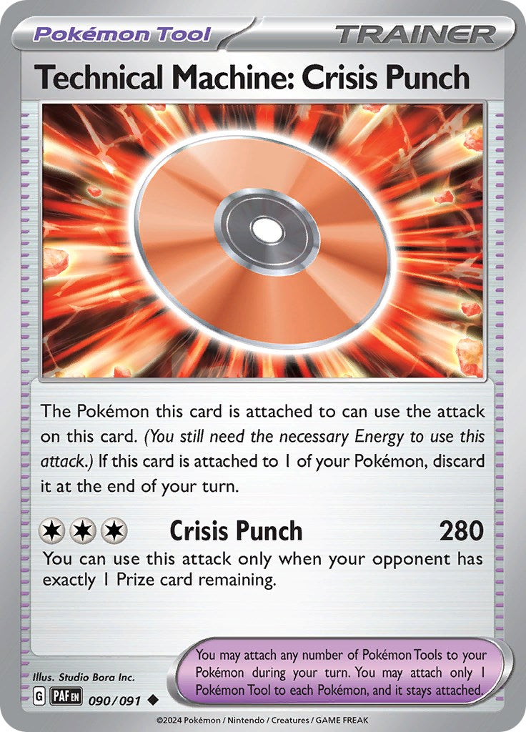 Technical Machine: Crisis Punch (090/091) [Scarlet & Violet: Paldean Fates] | Eastridge Sports Cards & Games