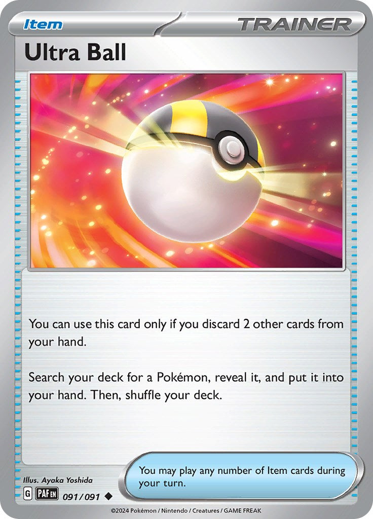 Ultra Ball (091/091) [Scarlet & Violet: Paldean Fates] | Eastridge Sports Cards & Games