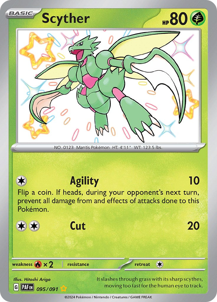 Scyther (095/091) [Scarlet & Violet: Paldean Fates] | Eastridge Sports Cards & Games