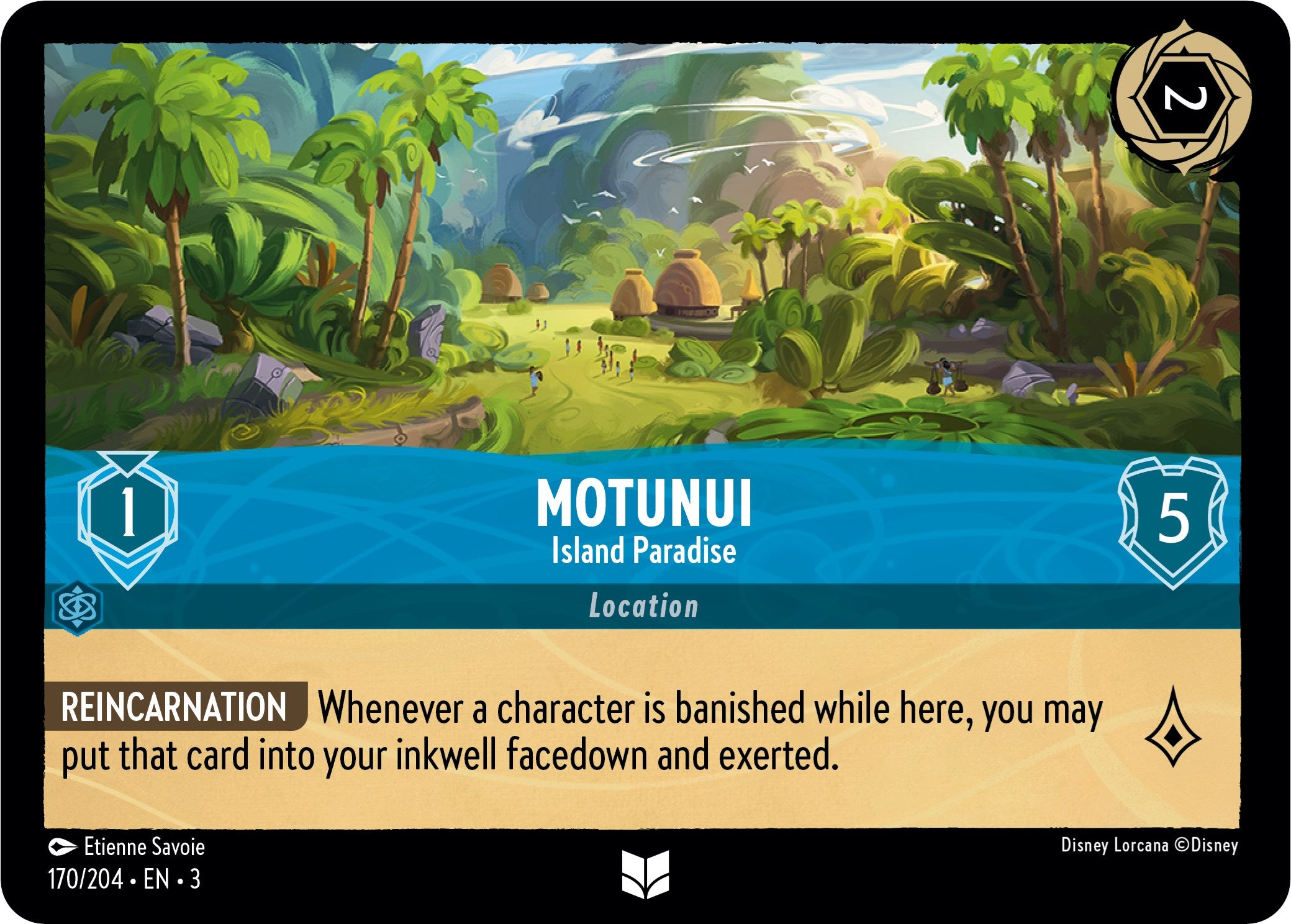 Motunui - Island Paradise (170/204) [Into the Inklands] | Eastridge Sports Cards & Games