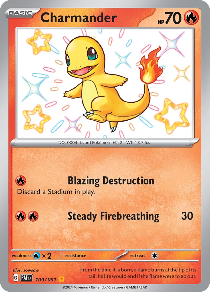 Charmander (109/091) [Scarlet & Violet: Paldean Fates] | Eastridge Sports Cards & Games