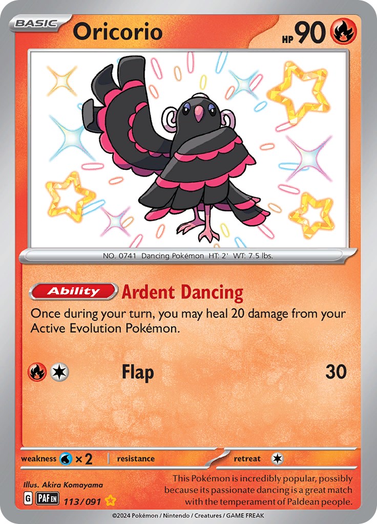 Oricorio (113/091) [Scarlet & Violet: Paldean Fates] | Eastridge Sports Cards & Games