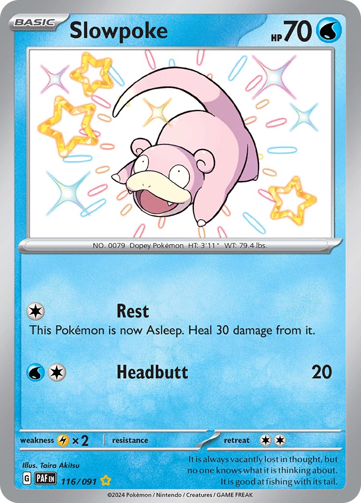 Slowpoke (116/091) [Scarlet & Violet: Paldean Fates] | Eastridge Sports Cards & Games