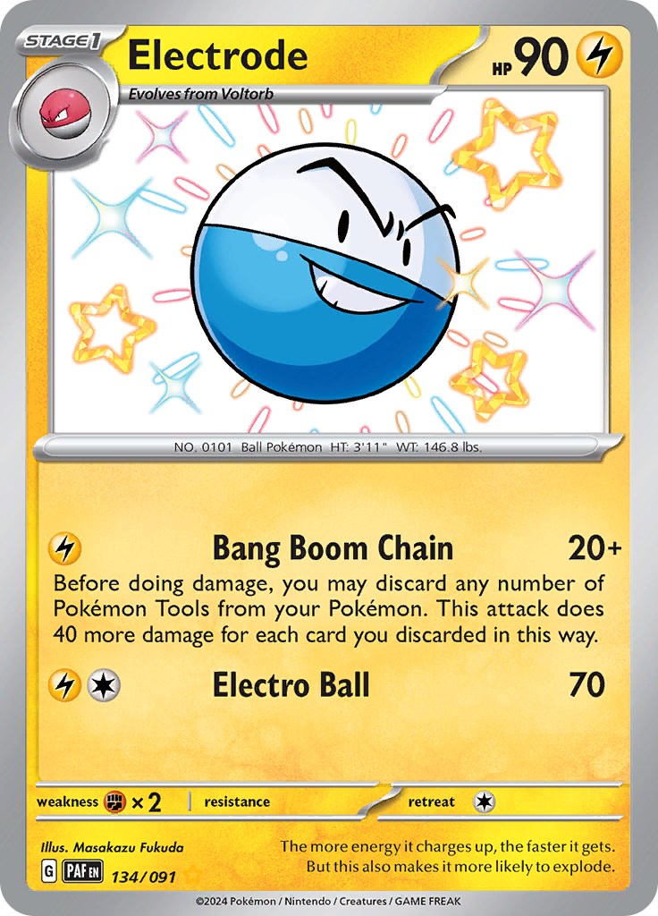 Electrode (134/091) [Scarlet & Violet: Paldean Fates] | Eastridge Sports Cards & Games