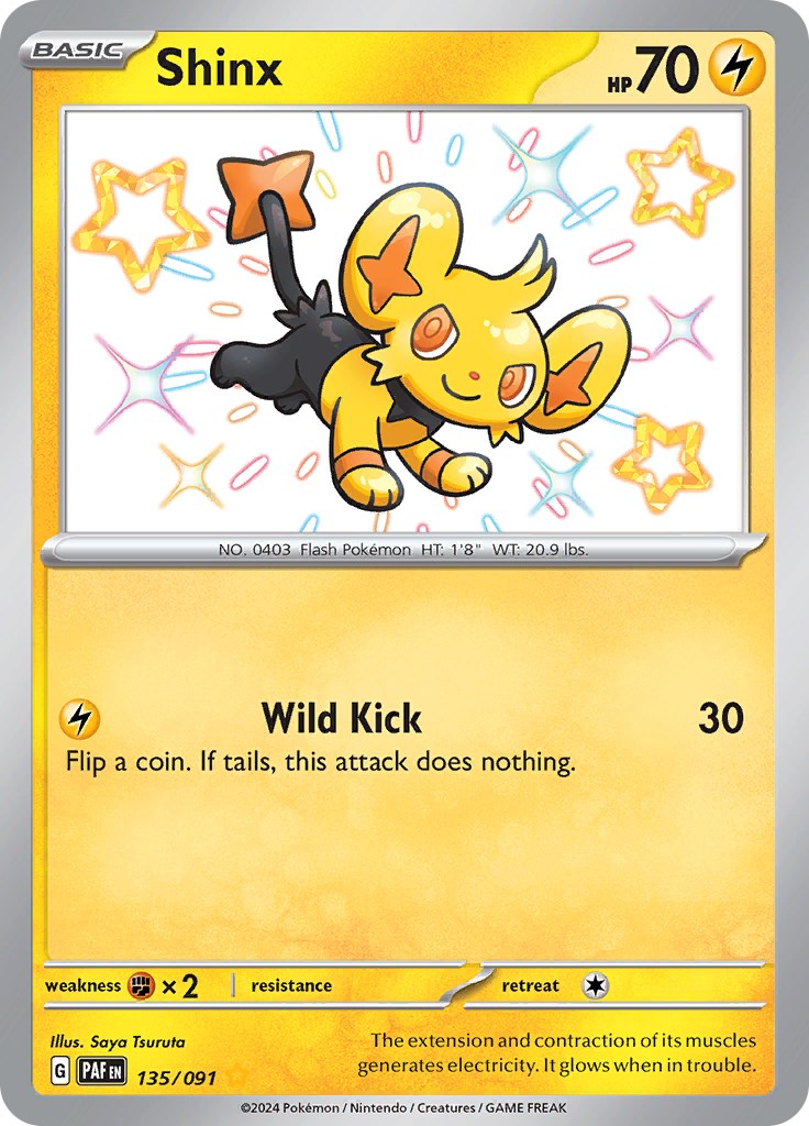 Shinx (135/091) [Scarlet & Violet: Paldean Fates] | Eastridge Sports Cards & Games