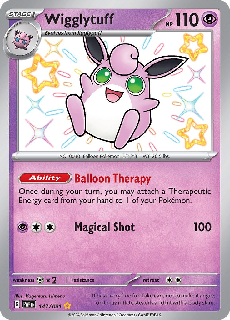 Wigglytuff (147/091) [Scarlet & Violet: Paldean Fates] | Eastridge Sports Cards & Games