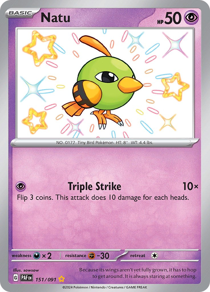 Natu (151/091) [Scarlet & Violet: Paldean Fates] | Eastridge Sports Cards & Games