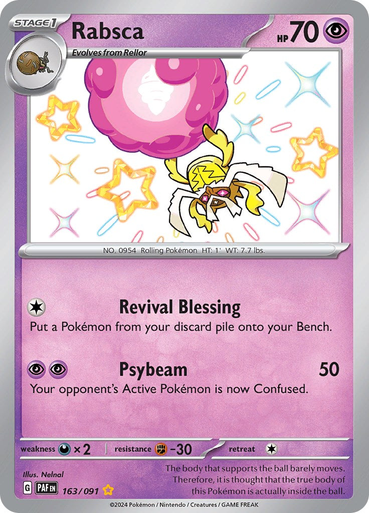 Rabsca (163/091) [Scarlet & Violet: Paldean Fates] | Eastridge Sports Cards & Games