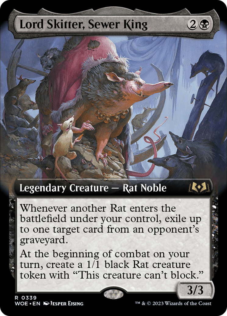 Lord Skitter, Sewer King (Extended Art) [Wilds of Eldraine] | Eastridge Sports Cards & Games