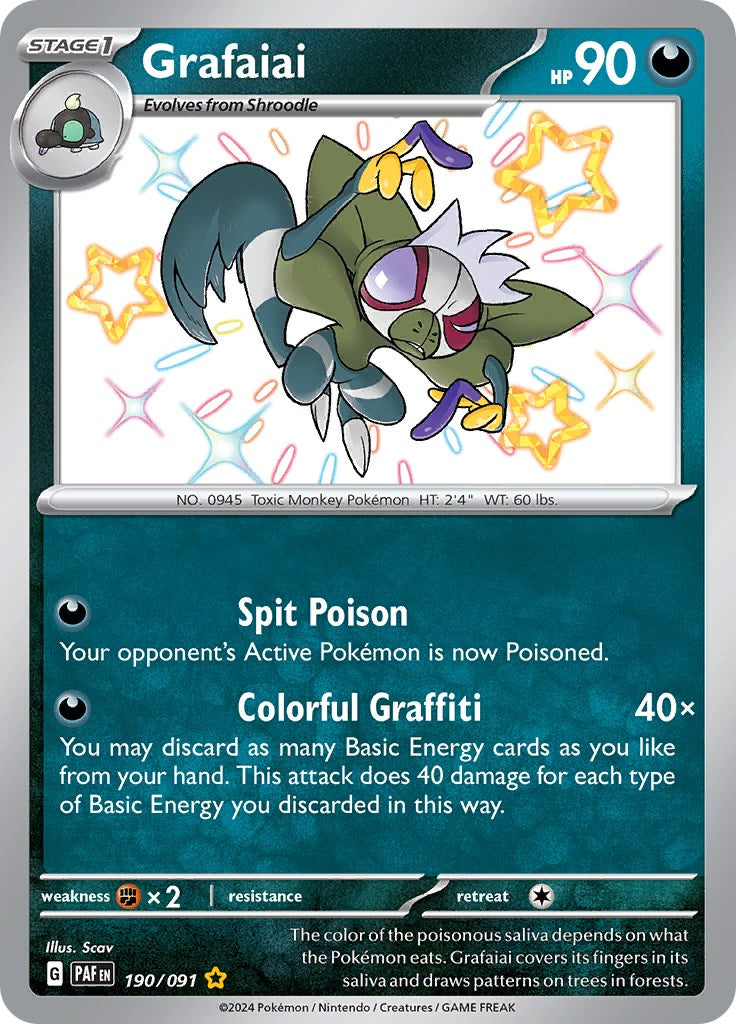 Grafaiai (190/091) [Scarlet & Violet: Paldean Fates] | Eastridge Sports Cards & Games