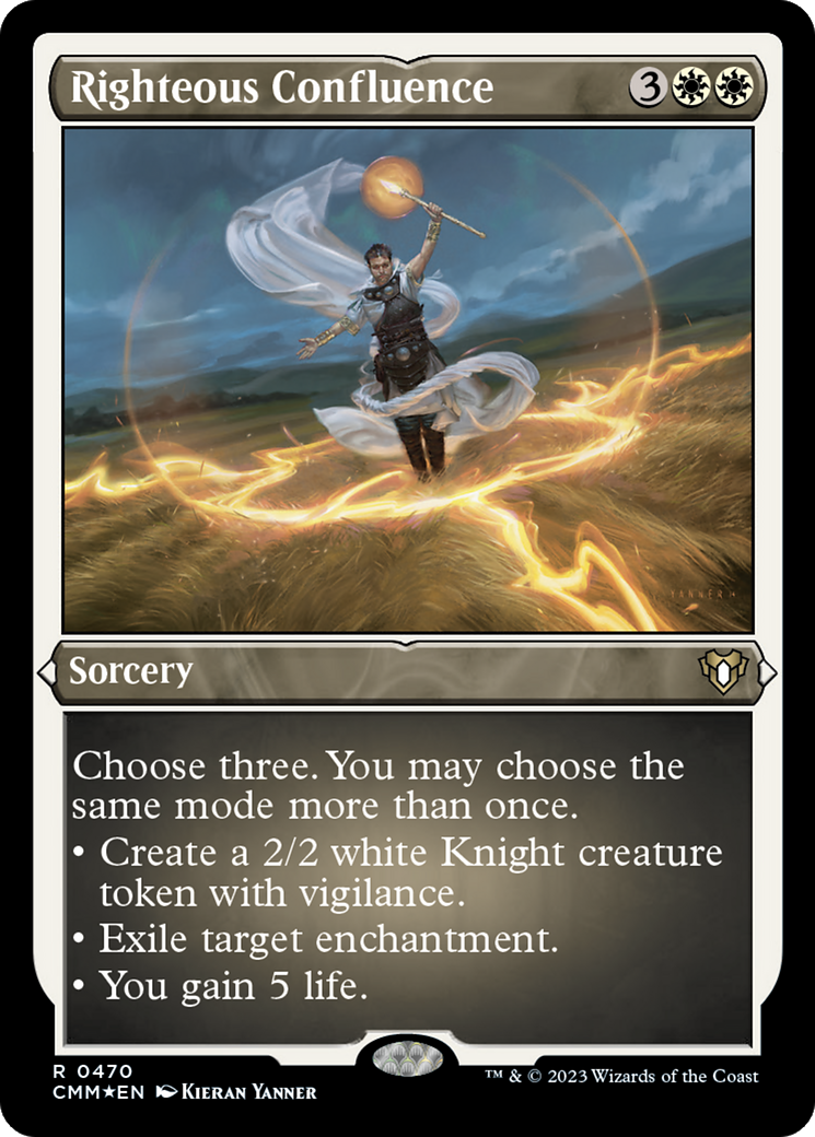 Righteous Confluence (Foil Etched) [Commander Masters] | Eastridge Sports Cards & Games