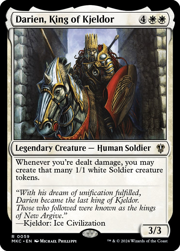 Darien, King of Kjeldor [Murders at Karlov Manor Commander] | Eastridge Sports Cards & Games