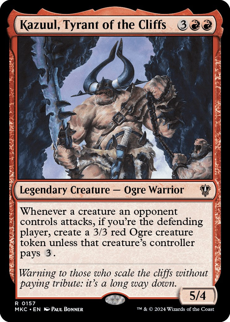 Kazuul, Tyrant of the Cliffs [Murders at Karlov Manor Commander] | Eastridge Sports Cards & Games