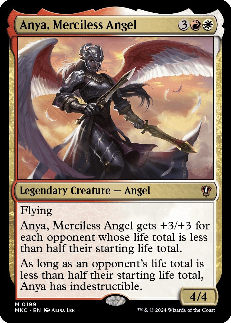 Anya, Merciless Angel [Murders at Karlov Manor Commander] | Eastridge Sports Cards & Games