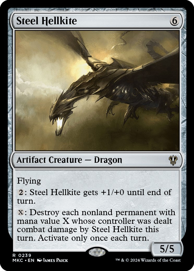 Steel Hellkite [Murders at Karlov Manor Commander] | Eastridge Sports Cards & Games