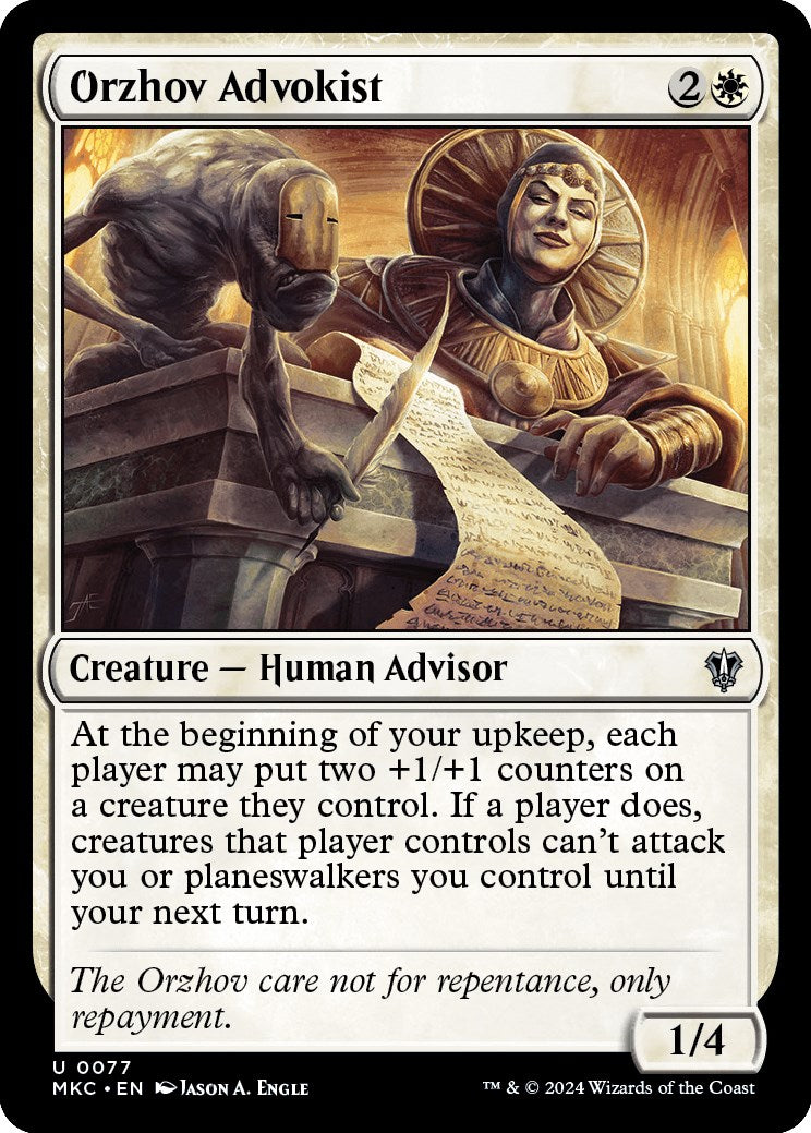 Orzhov Advokist [Murders at Karlov Manor Commander] | Eastridge Sports Cards & Games