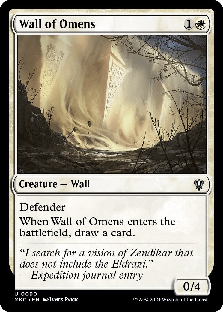 Wall of Omens [Murders at Karlov Manor Commander] | Eastridge Sports Cards & Games