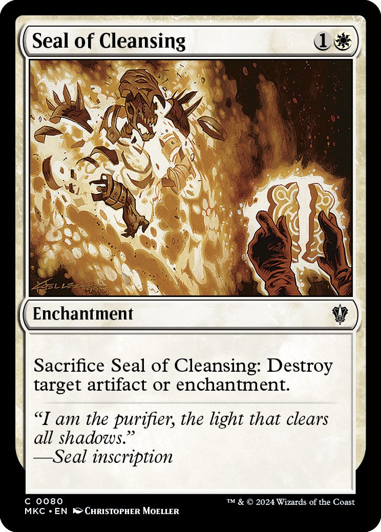 Seal of Cleansing [Murders at Karlov Manor Commander] | Eastridge Sports Cards & Games