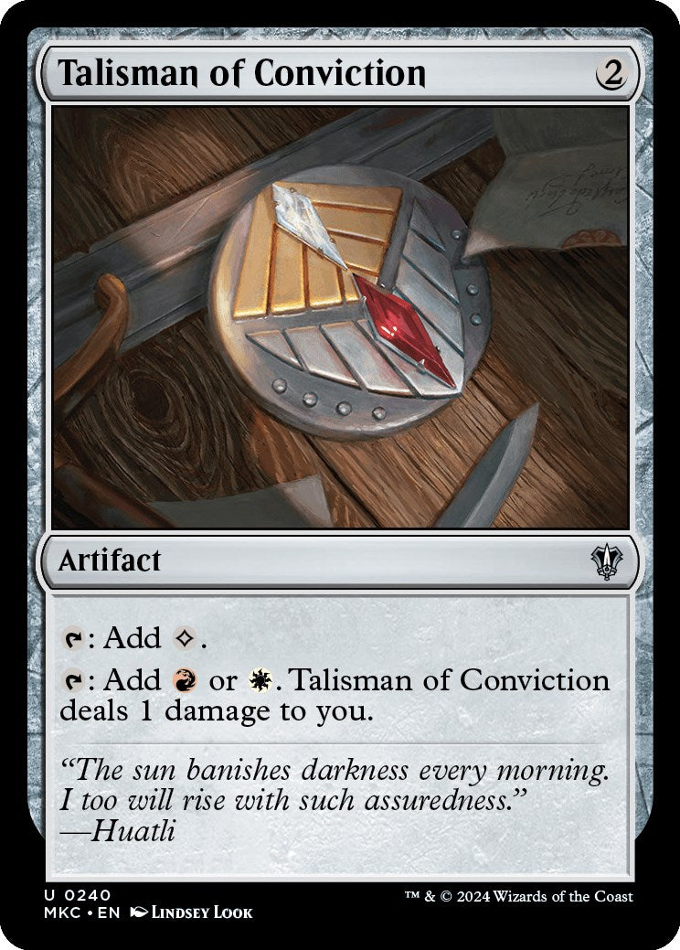 Talisman of Conviction [Murders at Karlov Manor Commander] | Eastridge Sports Cards & Games