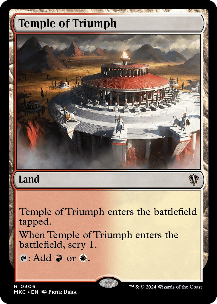 Temple of Triumph [Murders at Karlov Manor Commander] | Eastridge Sports Cards & Games