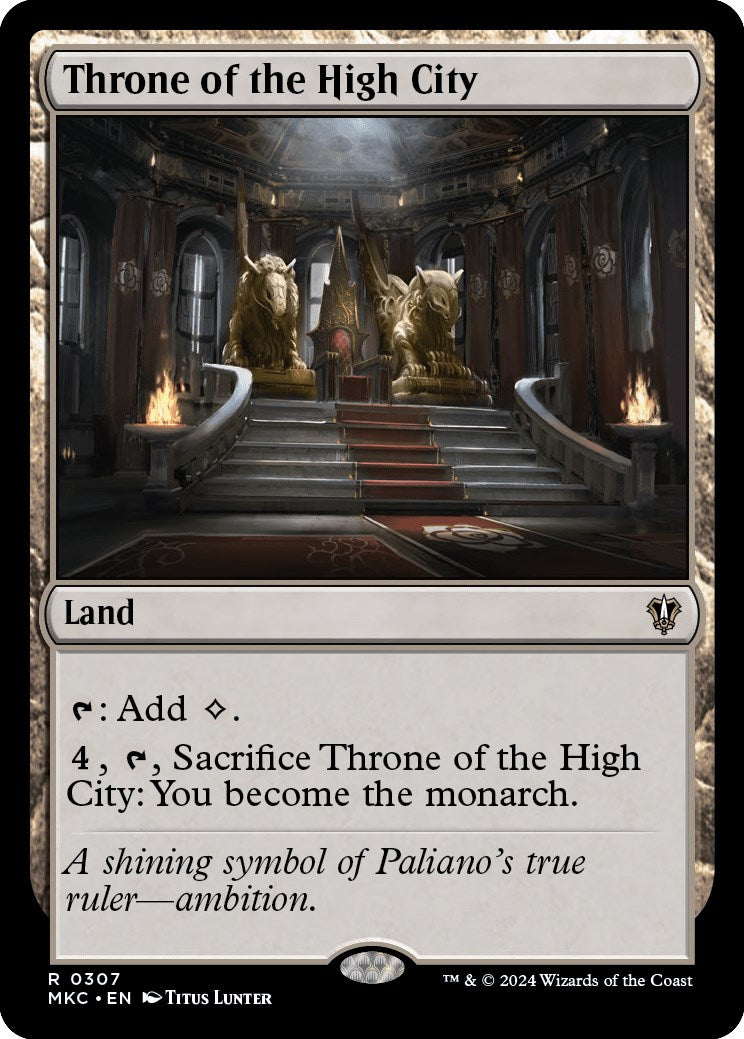 Throne of the High City [Murders at Karlov Manor Commander] | Eastridge Sports Cards & Games