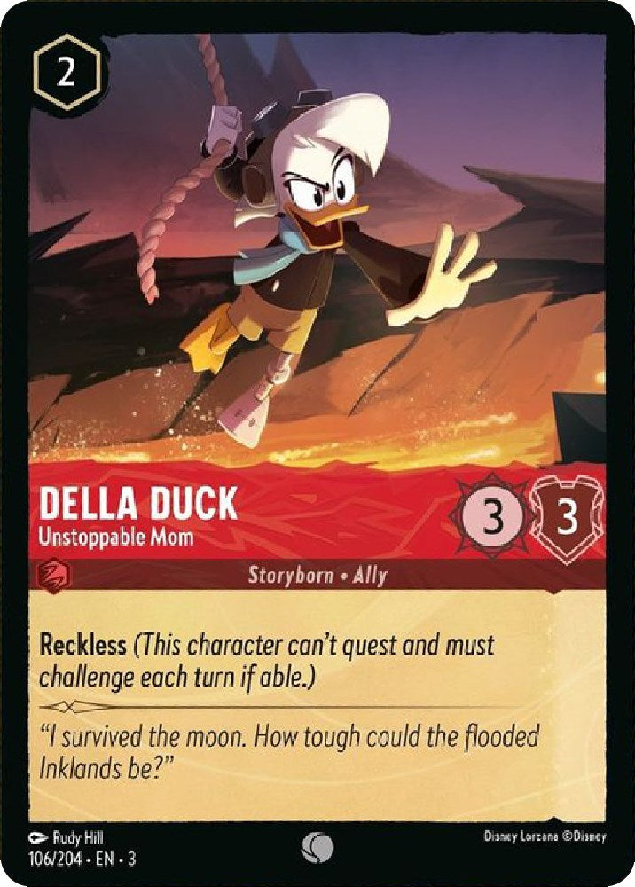 Della Duck - Unstoppable Mom (106/204) [Into the Inklands] | Eastridge Sports Cards & Games
