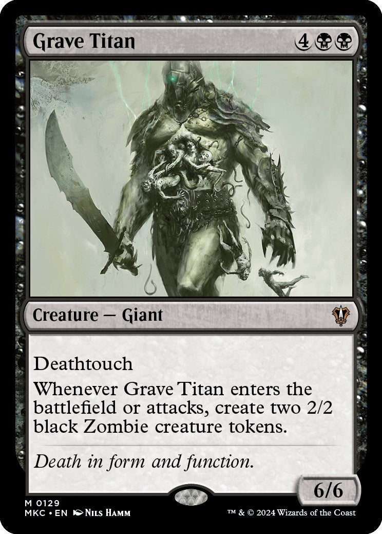 Grave Titan [Murders at Karlov Manor Commander] | Eastridge Sports Cards & Games