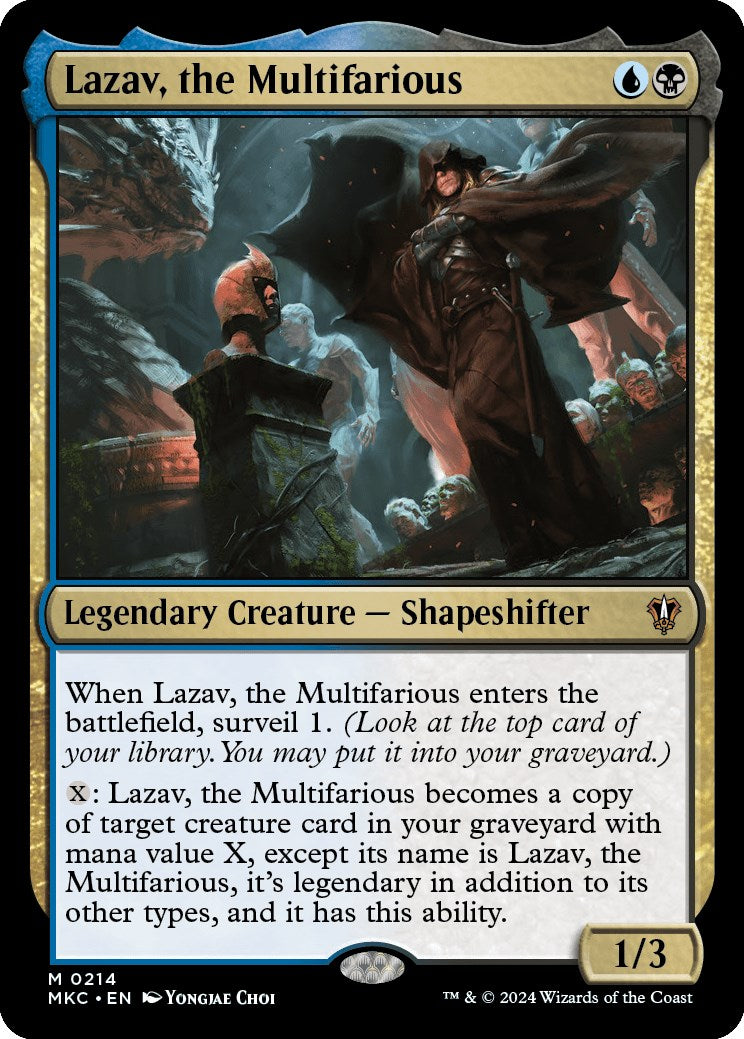 Lazav, the Multifarious [Murders at Karlov Manor Commander] | Eastridge Sports Cards & Games