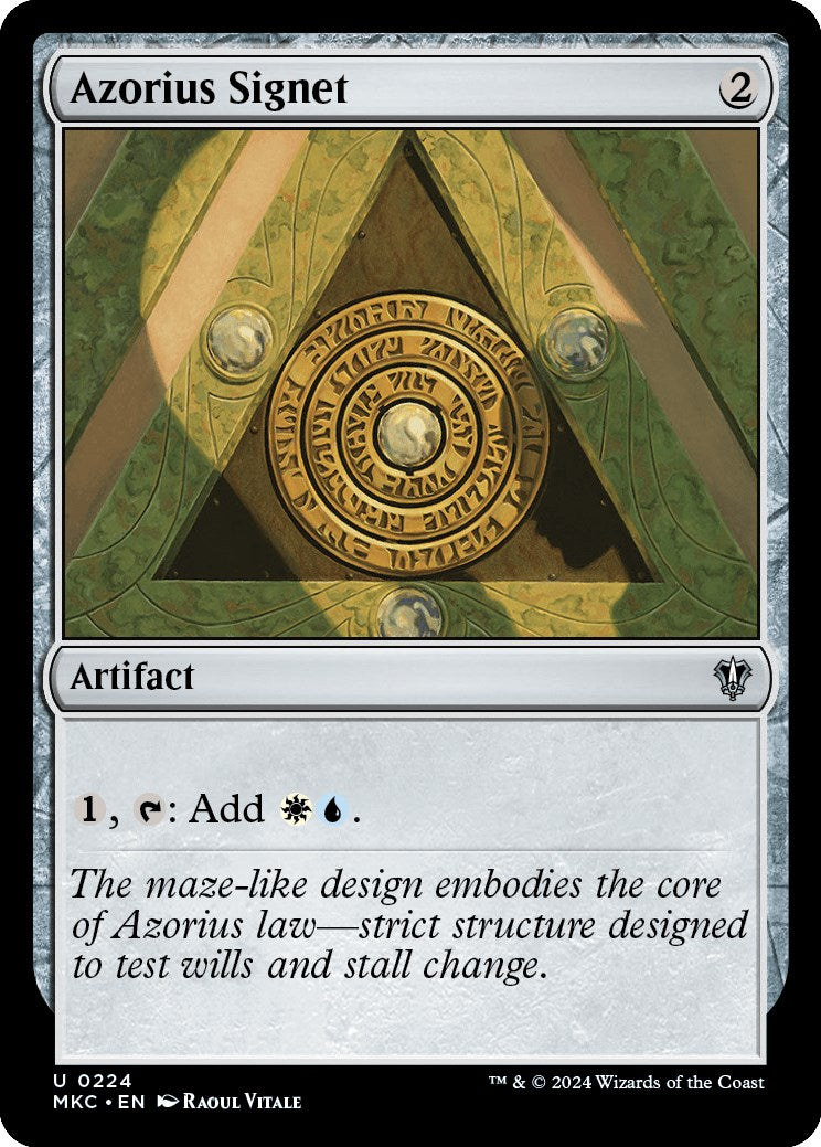 Azorius Signet [Murders at Karlov Manor Commander] | Eastridge Sports Cards & Games