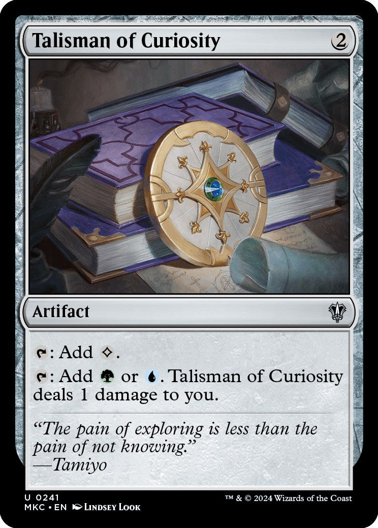 Talisman of Curiosity [Murders at Karlov Manor Commander] | Eastridge Sports Cards & Games