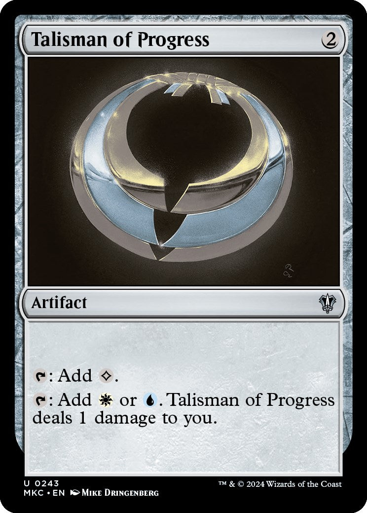 Talisman of Progress [Murders at Karlov Manor Commander] | Eastridge Sports Cards & Games