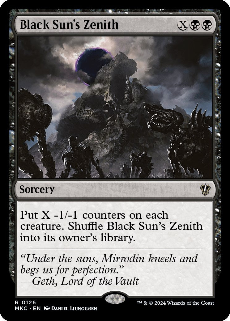 Black Sun's Zenith [Murders at Karlov Manor Commander] | Eastridge Sports Cards & Games