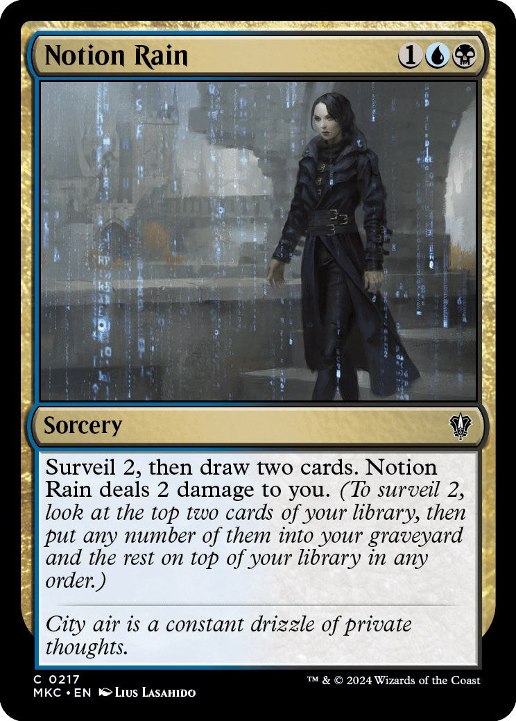 Notion Rain [Murders at Karlov Manor Commander] | Eastridge Sports Cards & Games