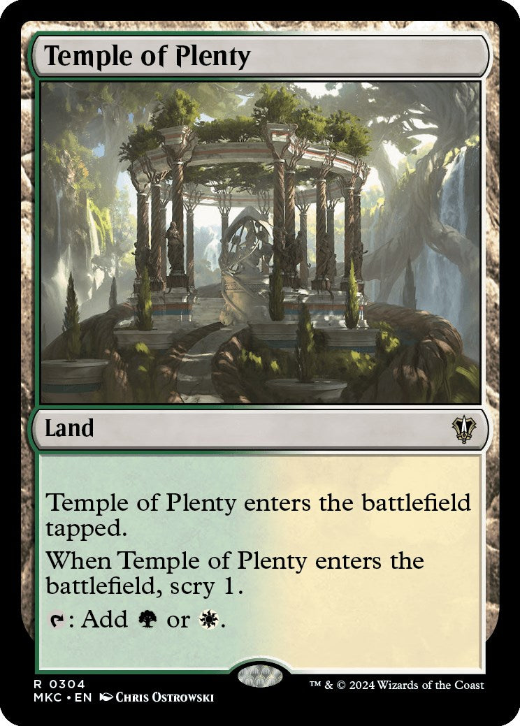 Temple of Plenty [Murders at Karlov Manor Commander] | Eastridge Sports Cards & Games