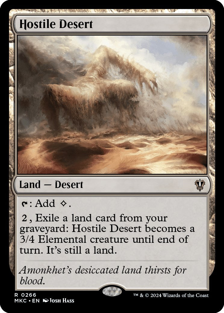 Hostile Desert [Murders at Karlov Manor Commander] | Eastridge Sports Cards & Games