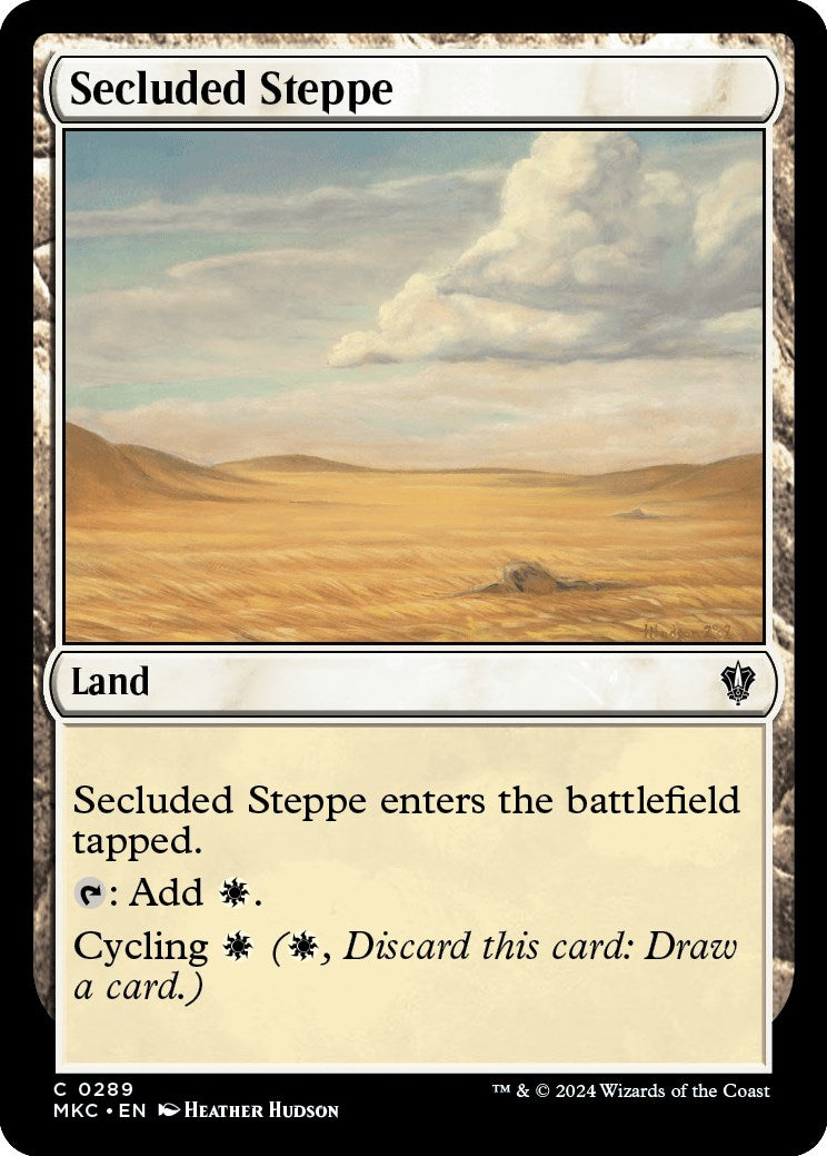 Secluded Steppe [Murders at Karlov Manor Commander] | Eastridge Sports Cards & Games