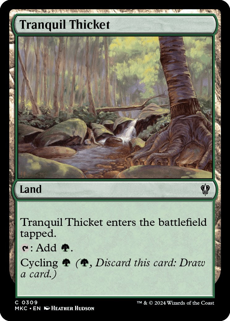Tranquil Thicket [Murders at Karlov Manor Commander] | Eastridge Sports Cards & Games