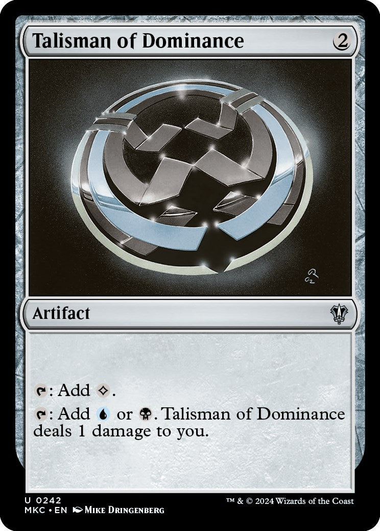 Talisman of Dominance [Murders at Karlov Manor Commander] | Eastridge Sports Cards & Games