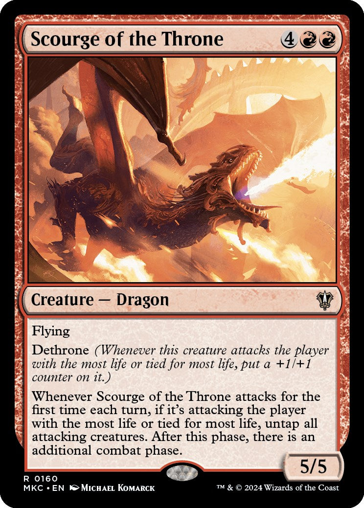 Scourge of the Throne [Murders at Karlov Manor Commander] | Eastridge Sports Cards & Games